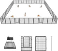 Dog Playpen 40 inch Dog Fence for Outdoor Indoor Use Heavy Duty Metal Dog Pen by Jhsomdr