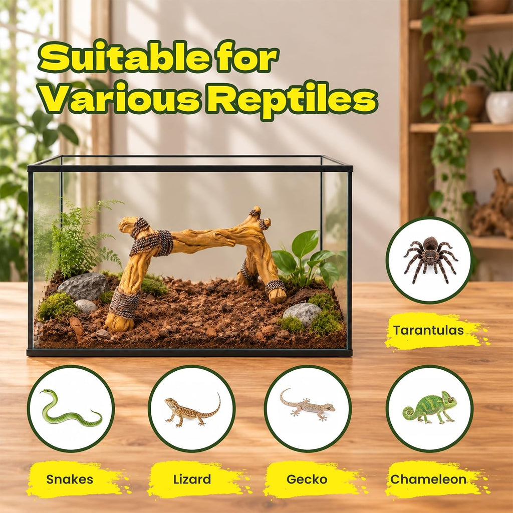 Reptile Branches, Resin Wood Trunk Enclosure Snake Climbing Branches Decor