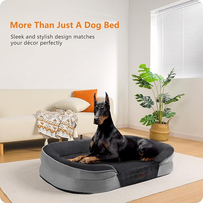 Dwanton Orthopedic Dog Bed for Extra Extra Large Dogs - Image 2