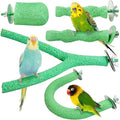 PINVNBY 5 Pack Bird Perch Resin Bird Beak Grinding Stone Parrot Cage Stand by PINVNBY