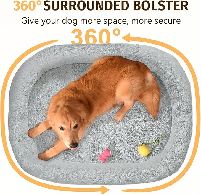 Orthopedic Washable Large Dog Bed: Cooling Dog Bed - Image 4