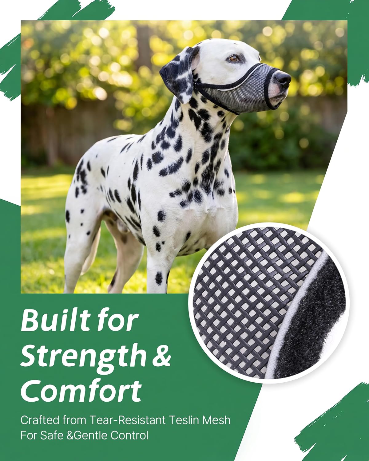 Dog Muzzle, Soft Mesh Muzzle for Large Medium Small Sized Dogs Anti Biting Barking German Shepherd Puppy Grooming Breathable Drinkable Adjustable Dog Mouth Guard(Black, XXXL)