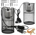 2 Pcs Reptile Heat Lamp Guard Anti Scald,150w Ceramic Heat Emitter Holder