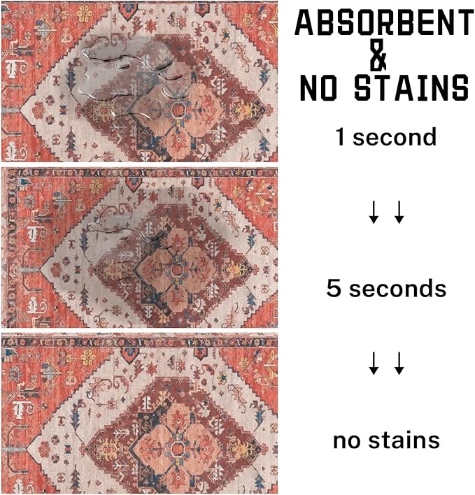 Absorbent Pet Dog Bowl Mat for Food and Water, Pet Cat Food Feeding Mat - Image 5