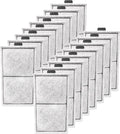 16 Pack PF-S Filter Cartridges Only Fit to Top Fin PF10 Power Filter, Fish Tank Filter Cartridges Replacement NOT Compatible with Imagitarium/CN-S Filter (5.19 x 3.09 inches, not Include Handle)