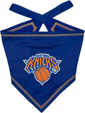 Pets First NBA New York Knicks TIE Bandana, Size Small/Medium. Dog Bandana by PETSFIRST