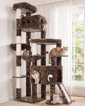Cat Tree, 78.7" Tall Heavy Duty Cat Tower for Indoor Cat VCT033BW