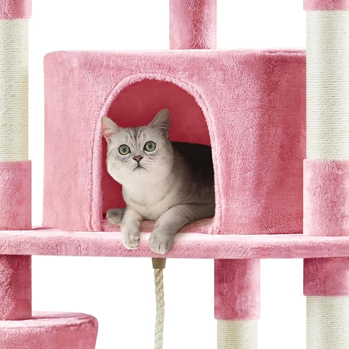 Yaheetech 79in Cat Tree Multi-Level Cat Tower - Image 5