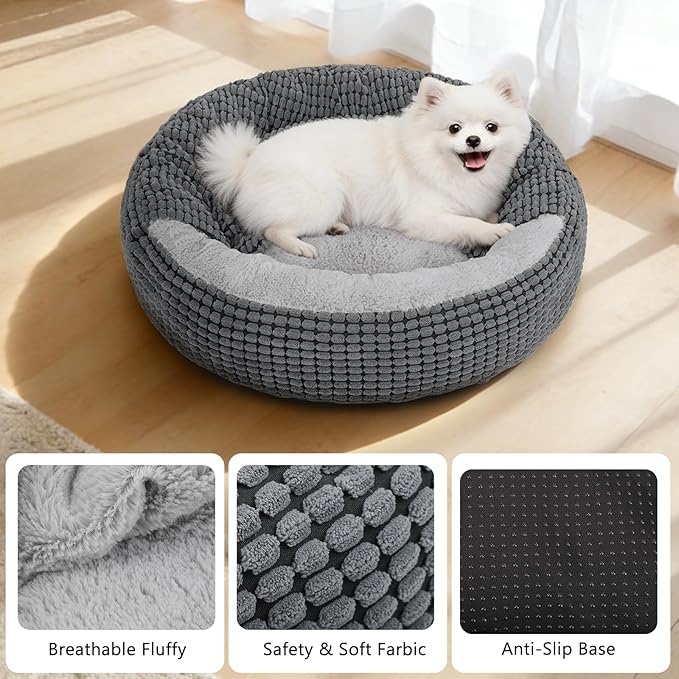 SIWA MARY Dog Bed with Attached Blanket - Image 3