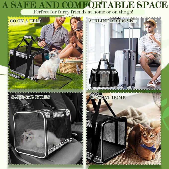 EXPAWLORER Large Cat Carrier Dog Carriers Soft - Image 7