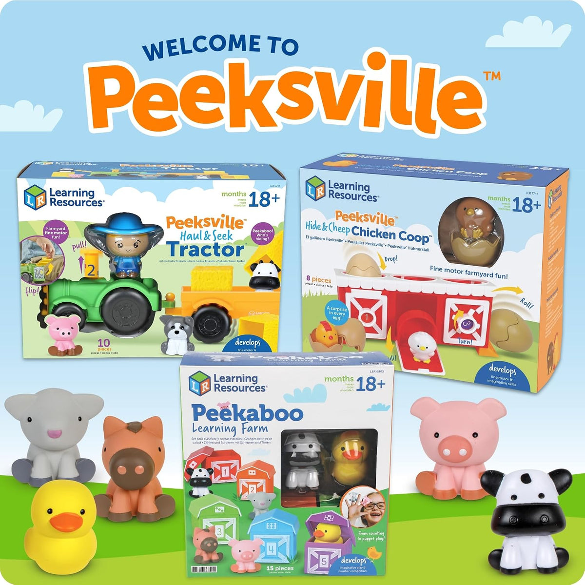 Learning Resources The Original Peekaboo Learning Farm