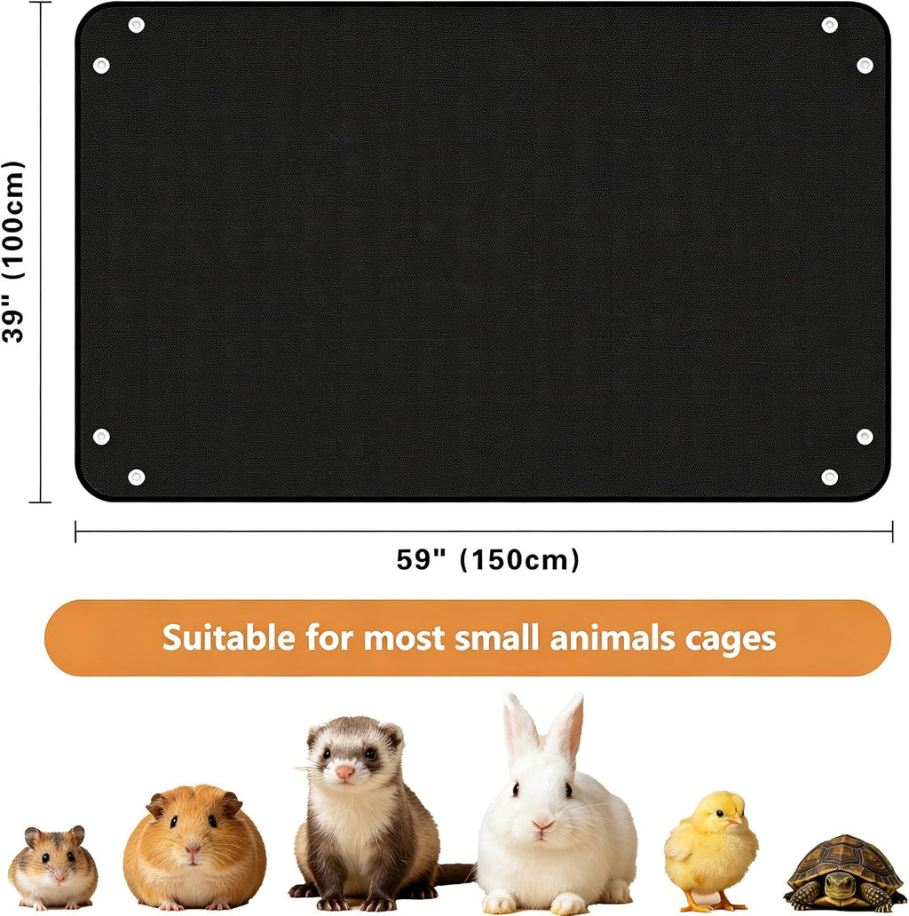 Waterproof Pet Playpen Mat, Reusable Cage Liner, Animals Habitat Protection