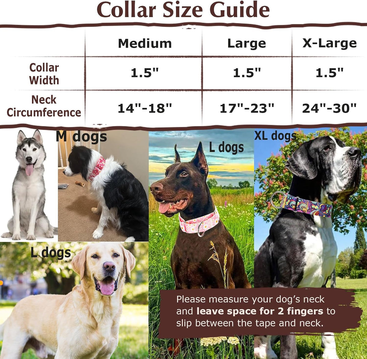 1.5 inch Skulls Martingale Collar for Dogs,Training Collar for Large Dogs