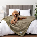PetAmi Waterproof Dog Blanket for Queen Bed Large XL Dog Throw for Couch Cover by PetAmi