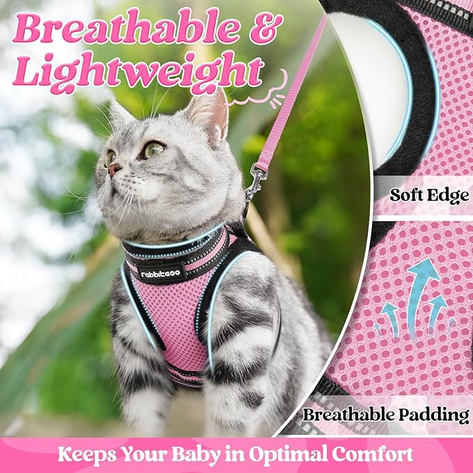 rabbitgoo Cat Harness and Leash Set - Image 4