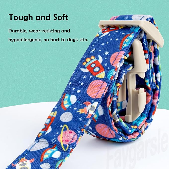 Faygarsle Space Theme Dog Collar - Image 3