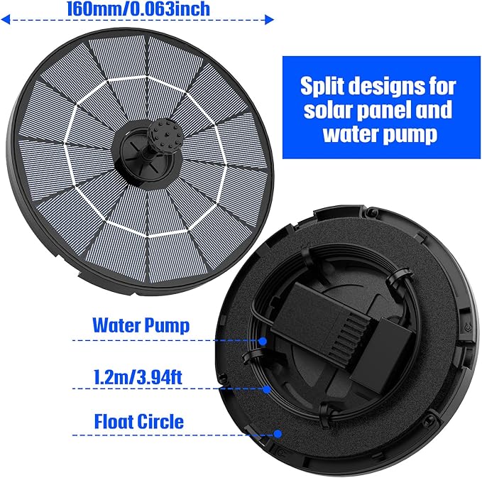 AISITIN DIY Solar Fountain Pump - Image 2