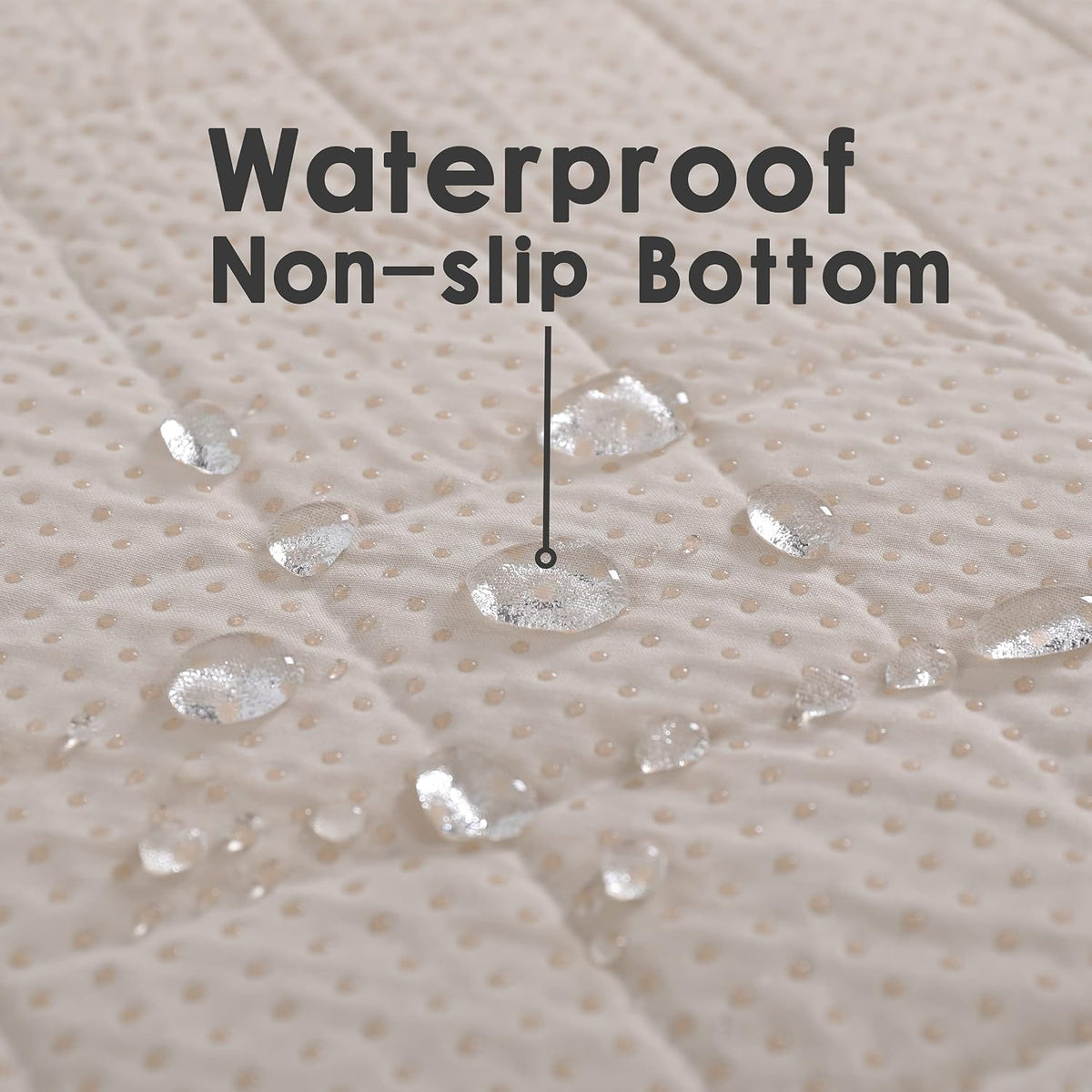 Waterproof Dog Bed Cover - nanbowang Pet Blanket Sofa Couch Furniture Protector for Kids Children Dog Cat, Reversible (40x50 Inch Pack of 1, Beige)