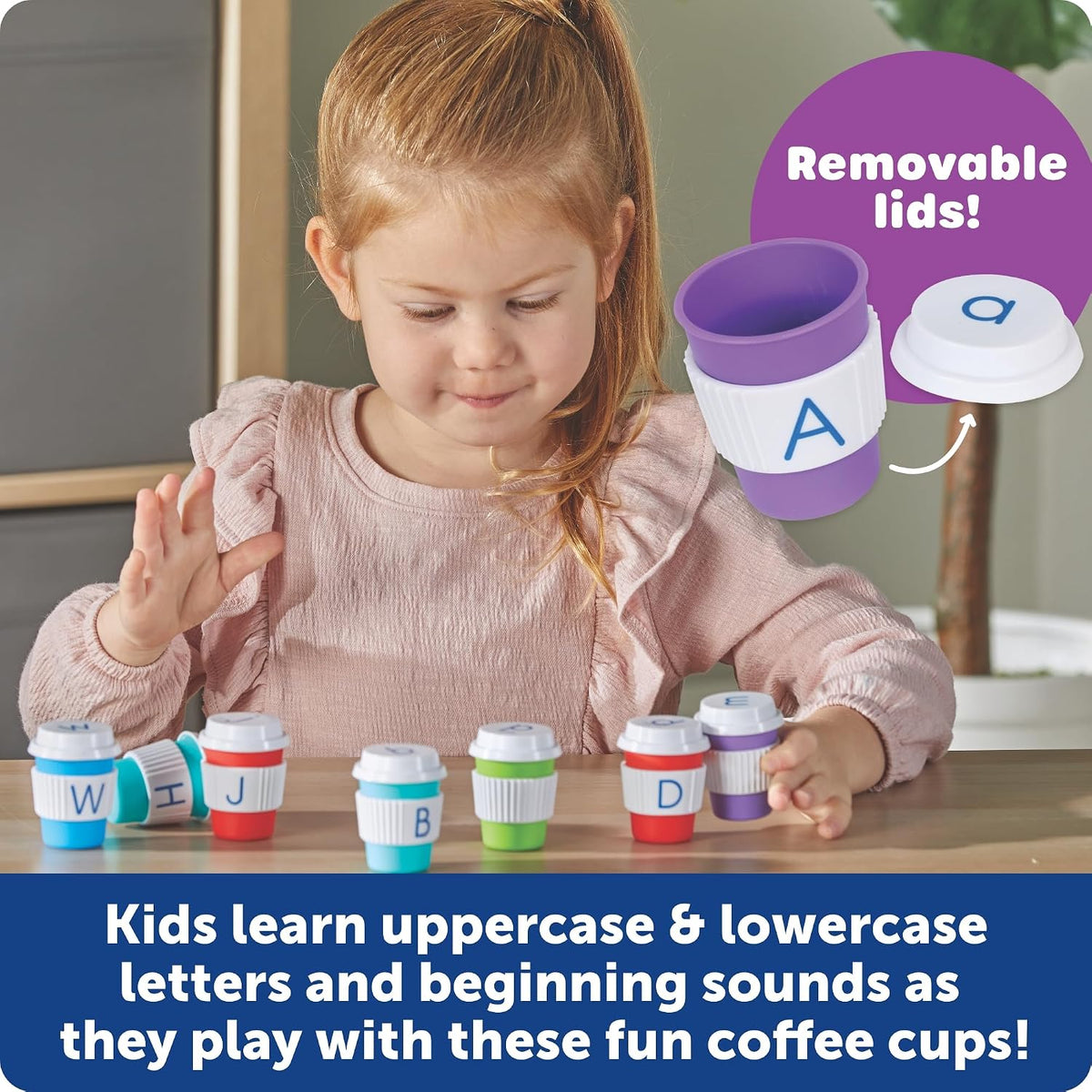 Learning Resources Alphabet Coffee Cups