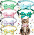 Hsei 6 Pcs Spring Cat Collars Bulk by Hsei