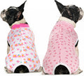 2 Packs Pet Dog Recovery Onesie Suit for Dogs Cats After Surgery,Dog Abdominal Wounds Bandages Cone E-Collar Alternative. (White Flower, S)