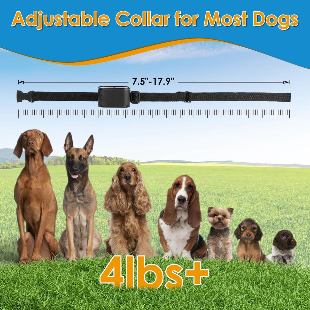 Wireless Electric Dog Fence System 1.2 Acre Pet Boundary Containment