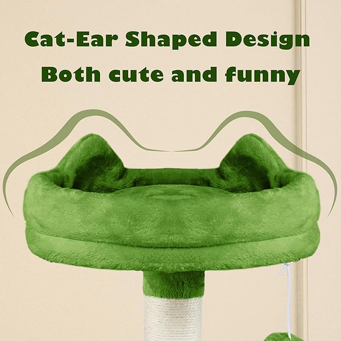 Yaheetech 62.5inches Cat Tree Cat Tower Kitten Condo - Image 4