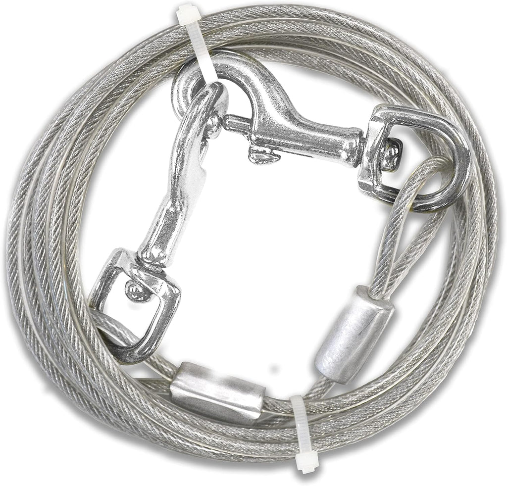 Four Paws Heavy Weight Trolley Exerciser Silver 50 Feet
