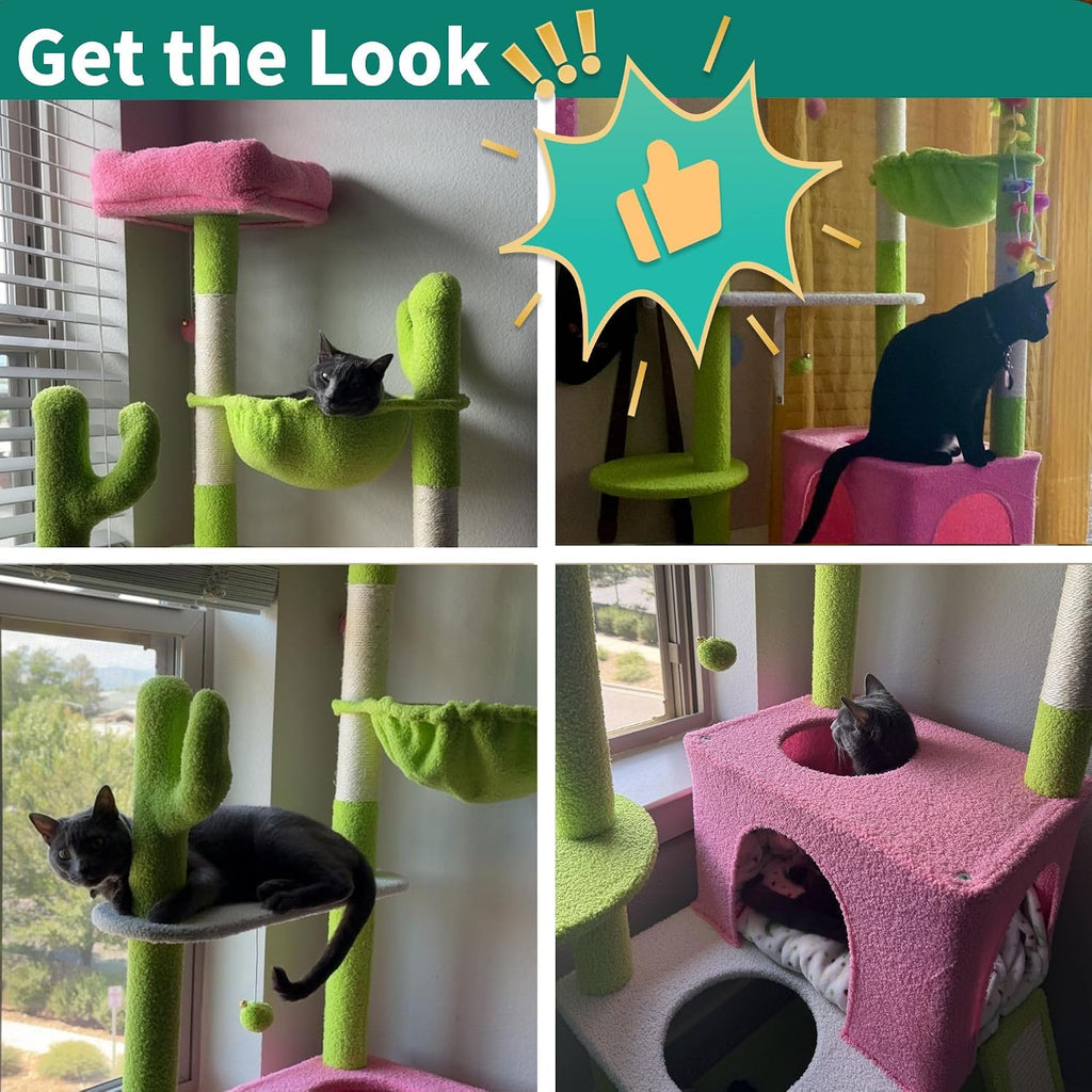 YITAHOME Tall Cactus Cat Tree