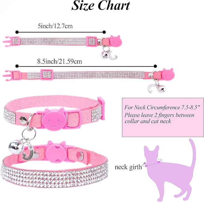Rhinestone Cat Collar Breakaway - Image 6