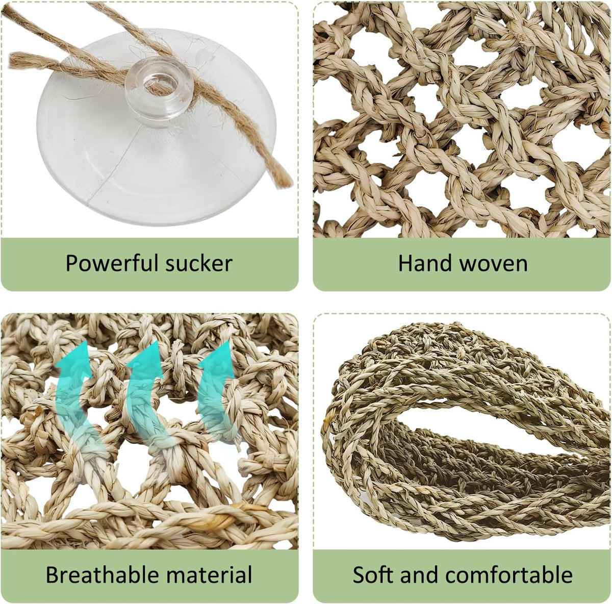 kathson Bearded Dragon Tank Accessories Kit, Reptile Hide Wooden Bridge Terrarium Liner Triangle Hammock Jungle Climber Vines Leaves and Plant Reptile Habitat Decor for Chameleon Lizards Gecko Snakes