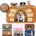 Personalized Dog Cat Mat with Name Photo Custom Placemat Feeding Mats by MYESCUSTOM