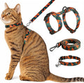 Cat Harness and Leash Set with Matching Collar – Escape Proof Harness by Unknown