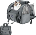 Lollimeow Cat Backpack Carrier, Large Expandable Pet Backpack for Small Dog