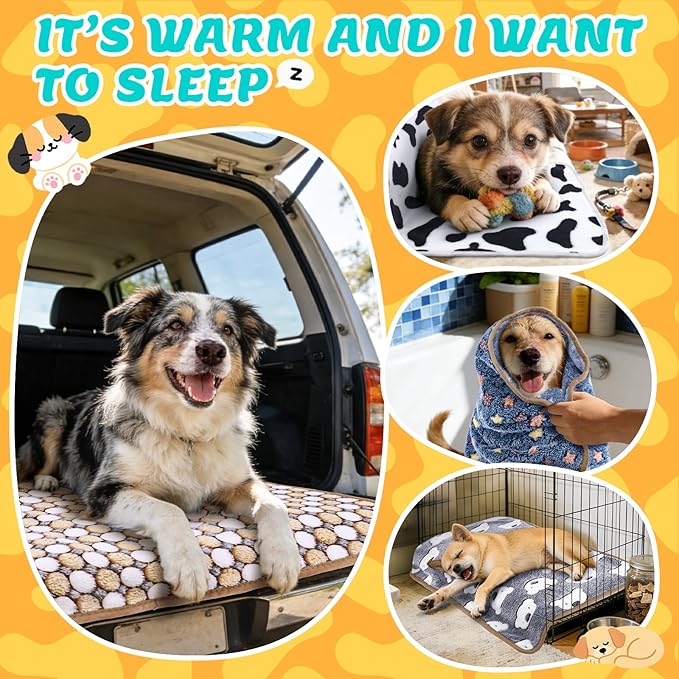 6 Pcs Guinea Pig Blankets Bedding Small Animal Cage Liners Sleep Mat Absorbent - Image 6