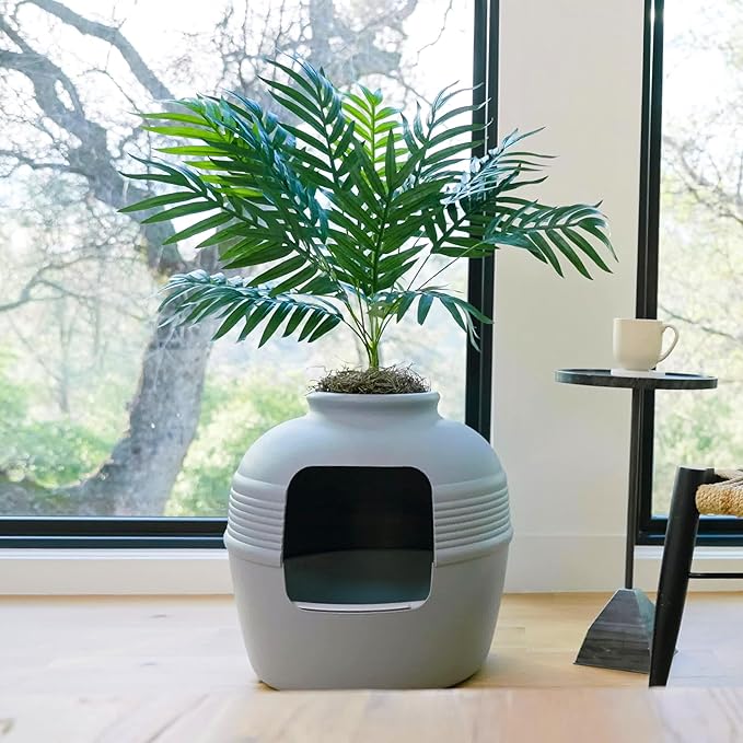 Good Pet Stuff Hidden Litter Box Planter, Decorative Cat Litter Enclosure - Image 12