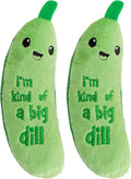 Catstages Crunchy Pickle Kicker Cat Toy – Plush Crinkle Toy by Catstages