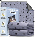 Fostanfly Washable Pee Pads for Dogs, Ultra-Absorbent, 54"x54"-2 Pack, Gray
