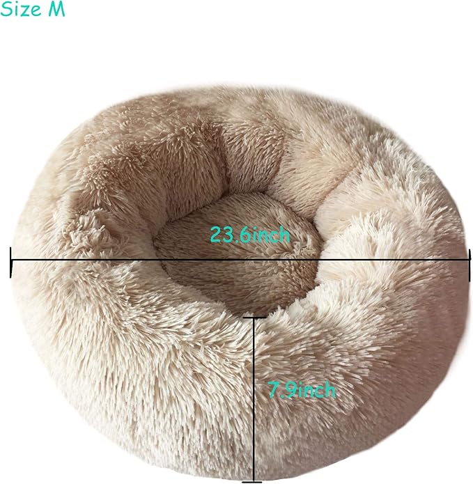 BODISEINT Modern Soft Plush Round Pet Bed - Image 6