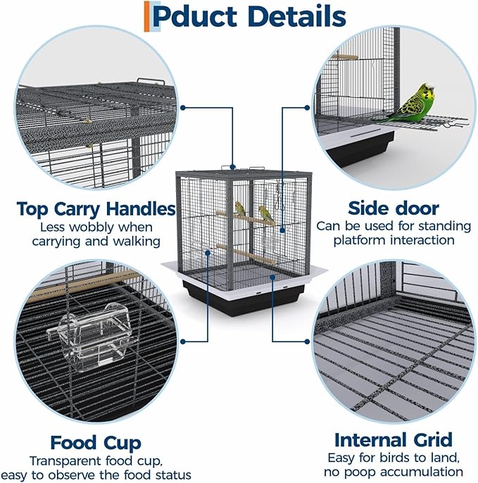 GarveeHome Small Bird Cage - Image 4