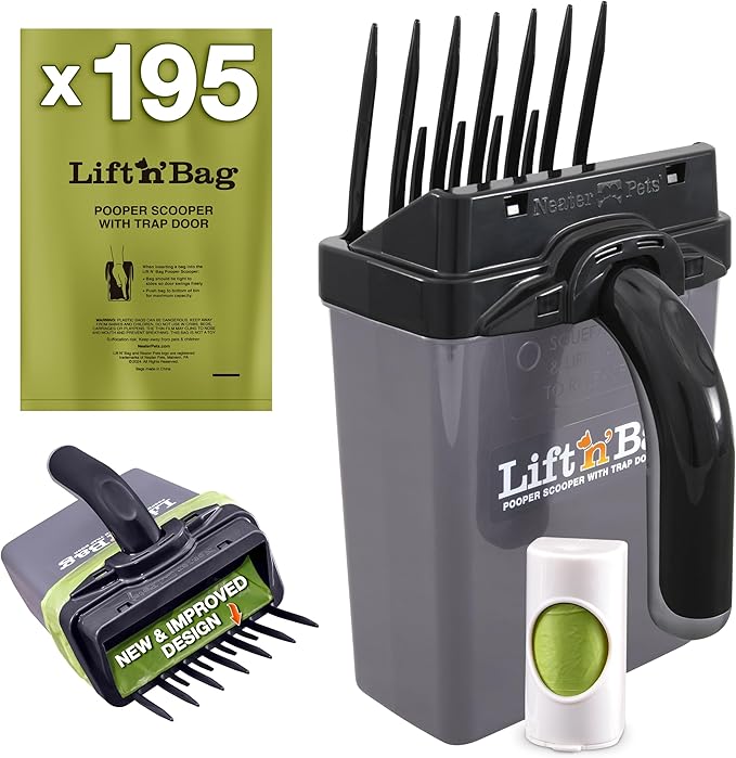 Neater Pet Brands Lift N’ Bag 2.0 Dog Pooper Scooper by NeaterPetBrands