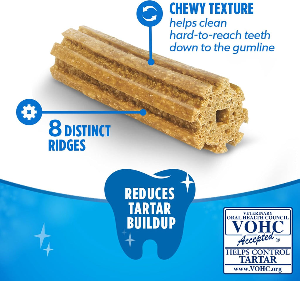 Dentalife Purina Daily Oral Care Dental Dog Treats for Small Dogs, 58 ct