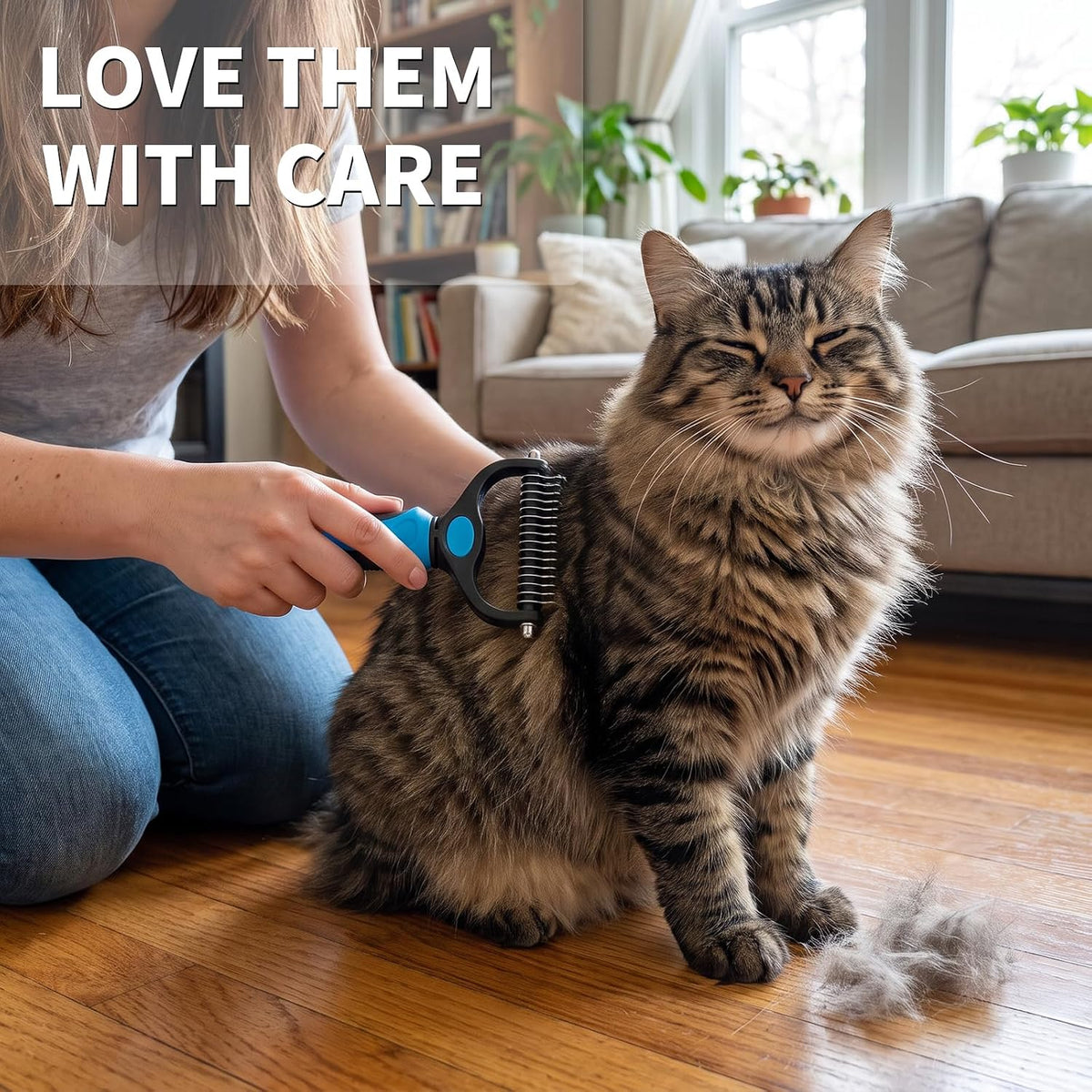 Dog Brush for Shedding Cat Brush Pet Hair Remover Comb Deshedding Dog Brush