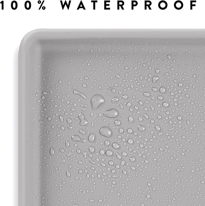 CatGuru Cat Food Mat, Small & Large Pet Feedingd Mat, 100% Waterproof Cat Mats - Image 4