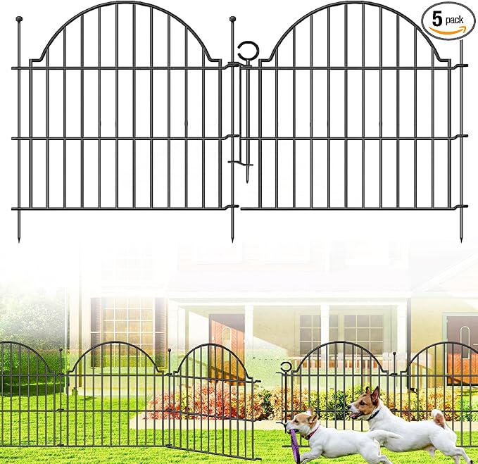 Decorative Metal Garden Fence by Blingluck