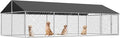 236"x 118" Outdoor Dog Enclosure Heavy Duty Dog Kennel House Mesh Dog Big Cage by Petony