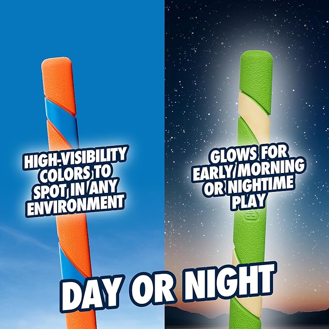 Chuckit! Interactive Dog Toy Ultra Fetch Stick Day & Night Bundle, 12 Inches - Image 4