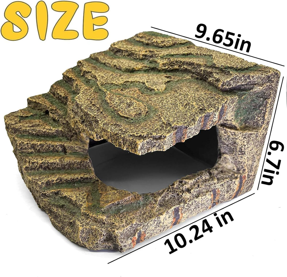 Large Turtle Basking Platform,Bearded Dragon Hide,Reptile Hideout