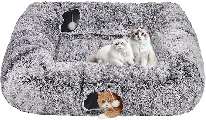 Extra Large Cat Tunnel Bed, 4 Ways Tunnels by Unknown