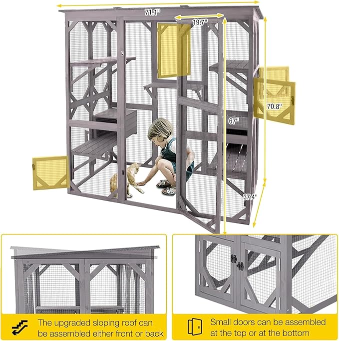 Aivituvin Catio Outdoor Cat Enclosure - Image 7